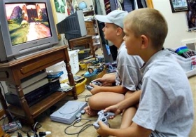 bambini videogame