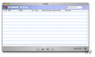 KisMac screenshot