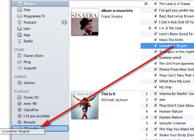 CD audio iTunes1