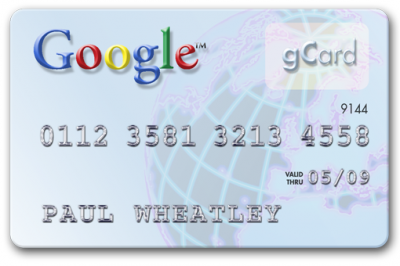 Carta di credito Google