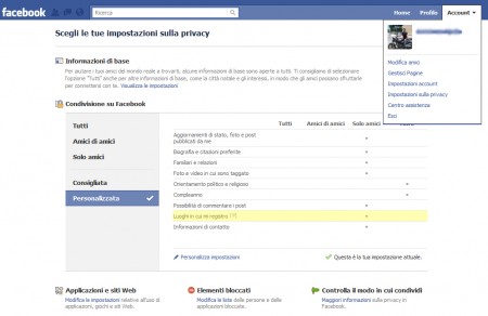 Facebook Places Privacy