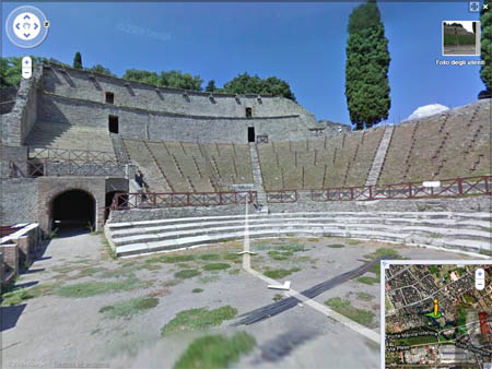 Google Street View Pompei