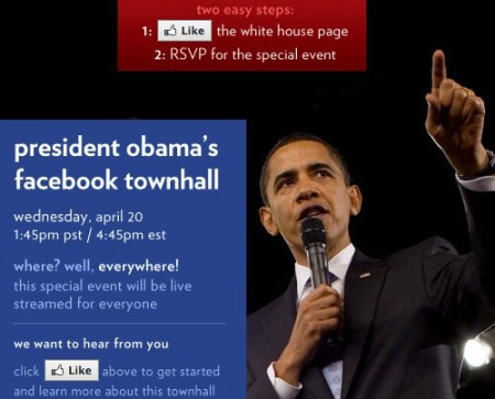 Obama facebook Town hall