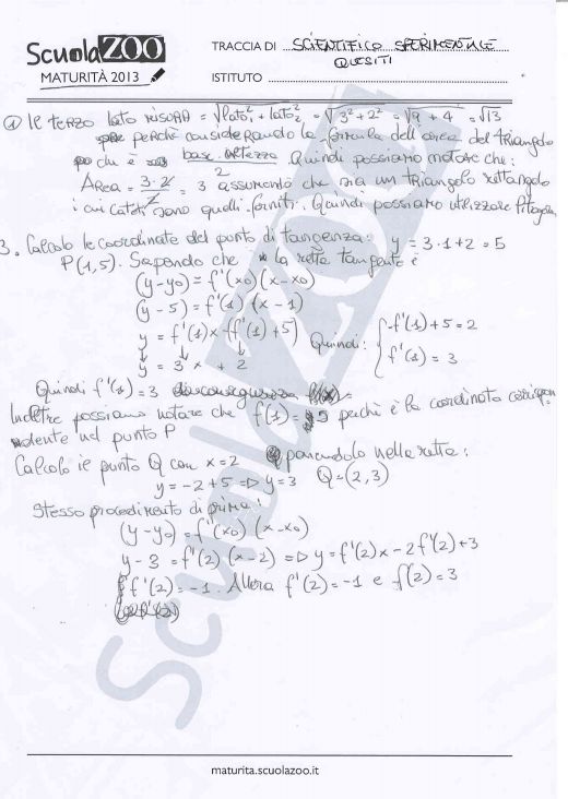 Soluzione quesiti PNI