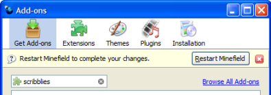 add on manager restart