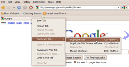 addon firefox duplicare schede