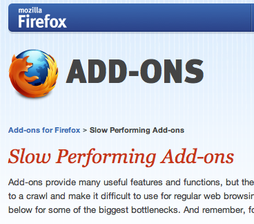 addons firefox lento