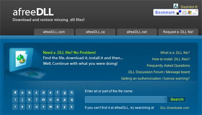 afreeDLL screenshot