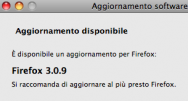 aggiornamento firefox