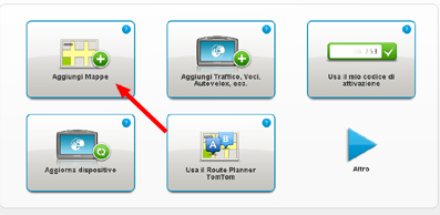 aggiungi mappe tomtom