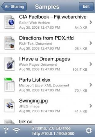 airsharing iphone