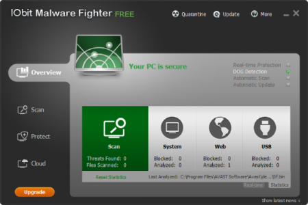 antivirus free IObit Malware Fighter