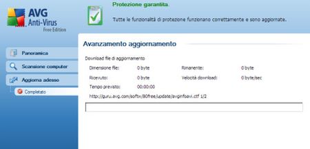 antivirus gratis avg aggiornamento