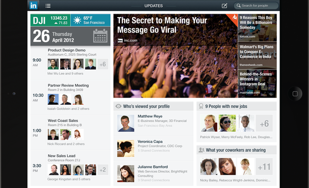 app ipad linkedin