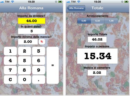 app iphone alla romana