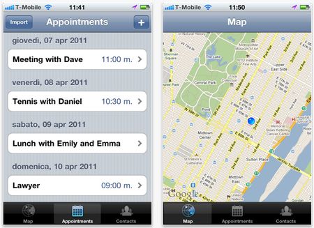 app iphone appuntamento arriving soon