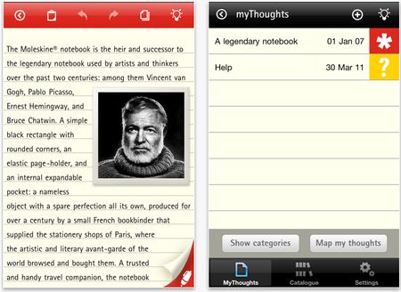 app iphone appunti moleskine