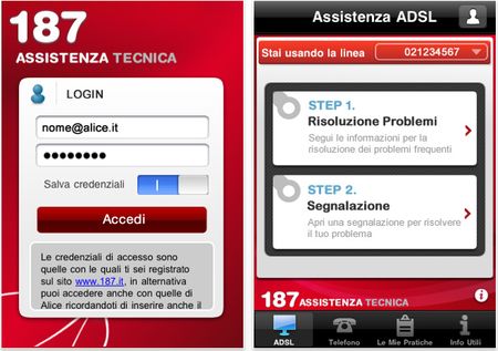 app iphone assistenza tecnica telecom italia