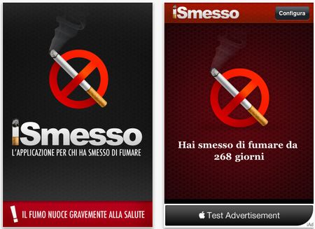 app iphone smesso fumare ismesso