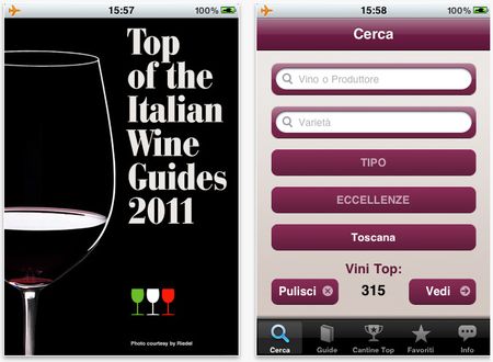 app iphone vini guida 2011