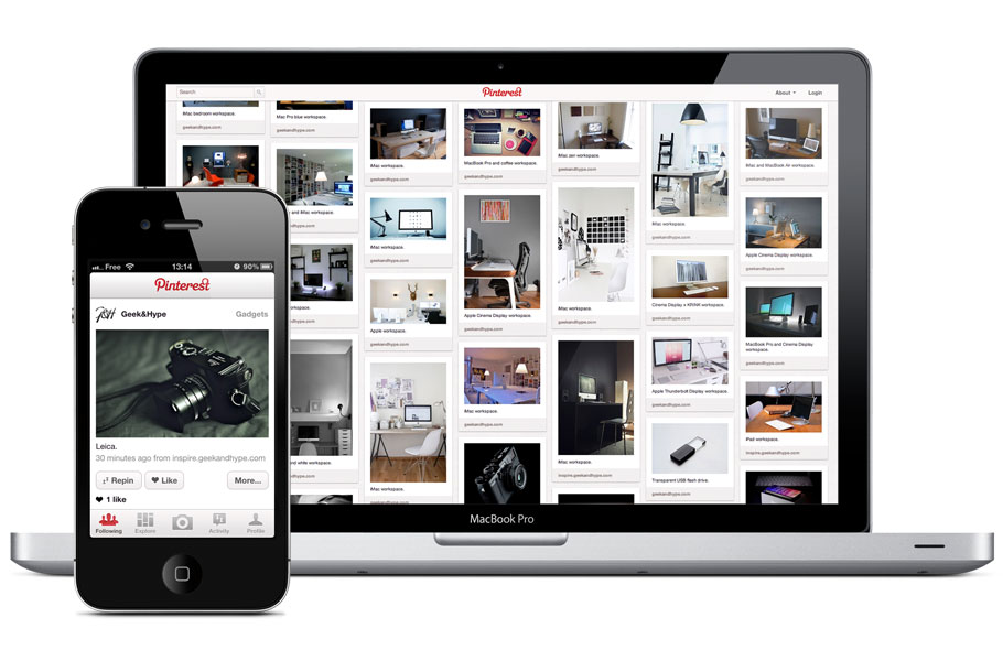 applicazioni pinterest