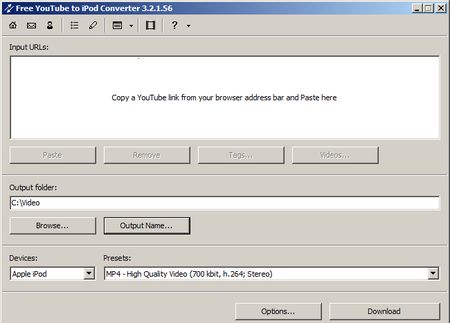 applicazioni windows free youtube to ipod converter