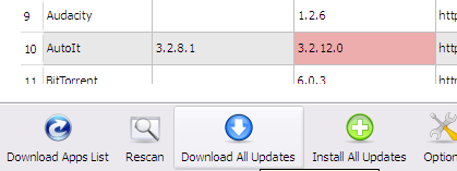 Appupdater screenshot