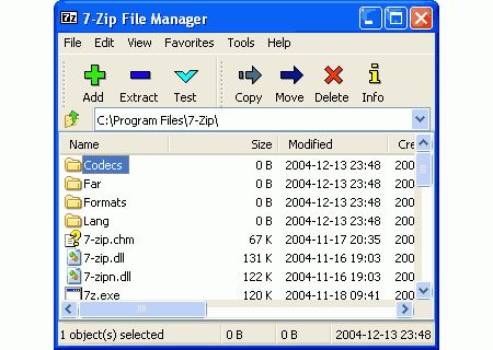 aprire file rar 7 zip