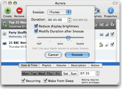 Aurora screenshot