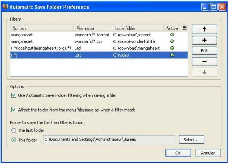 automatic save folder