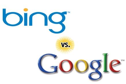 bing versus google