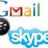 BlackBerry Skype Gmail