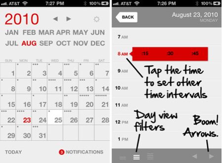 calvetica applicazione iphone