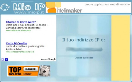 cambiare IP mioip