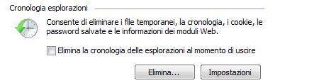 cancellare cronologia internet explorer 150x117