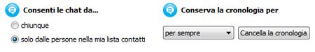 cancellare cronologia skype
