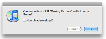 canzoni itunes libreria