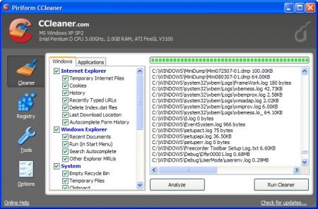 ccleaner screenshot