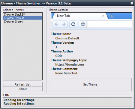 Chrome Automatic Theme Switcher