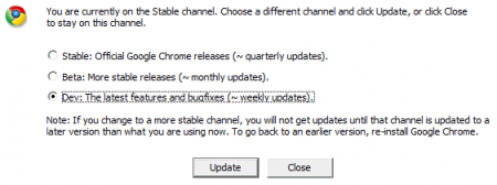 Chrome 2.0 pre beta