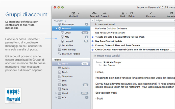 client email postbox