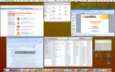 Parallels Desktop beta screenshot