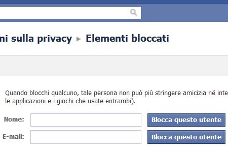 come bloccare persona facebook