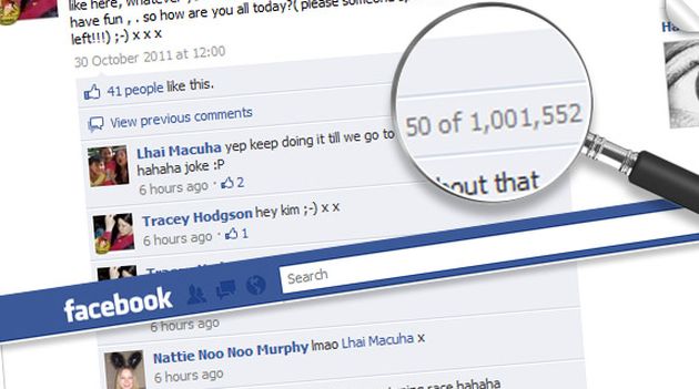 commenti facebook record