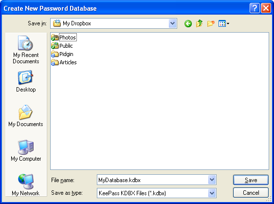 condividere file dropbox pc