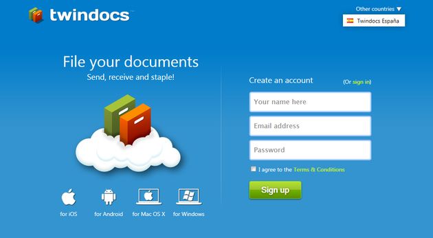 condividere file gratis twindocs