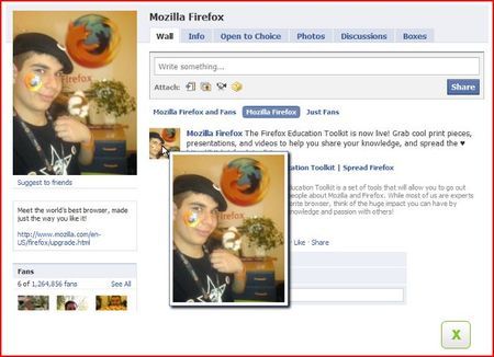 condivisione foto su facebook