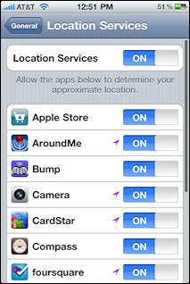 consumo batteria iphone