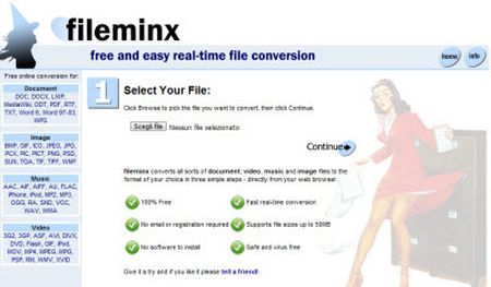 convertire file