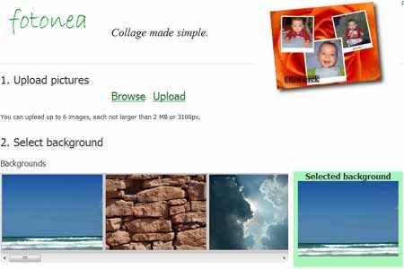 costruire collage foto